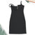 Sexy Womens Strapless Pleated Mini Dress Tight-Fitting V-Neck Sleeveless Dress For Weddings, Parties & Clubs