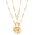 2pcs Necklace Sun And Moon Magnetic Pendant Clavicle Chain Necklace For Couple Lovers