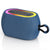 JYX L1Black Portable Bluetooth Speaker & Mini Wireless Speaker With DJ Lights Rich Stereo Bass Aux & IPX7 Waterproof Outdoor Speaker