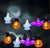PVC Soft Material Halloween Lighting Chain Pumpkin Ghost Bat Modeling Lamp Indoor And Outdoor Home Decoration
