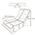Single Sofa Reclining Chair Japanese Chair Lazy Sofa Tatami Balcony Reclining Chair Leisure Sofa Adjustable Chair