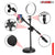 5Core 6 inch Ring Light + Cell Phone Stand Adjustable Ringlight LED w Phone Holder