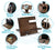 Wood Phone Docking Station Ash Key Hooks Wallet Stand Watch Organizer for Men